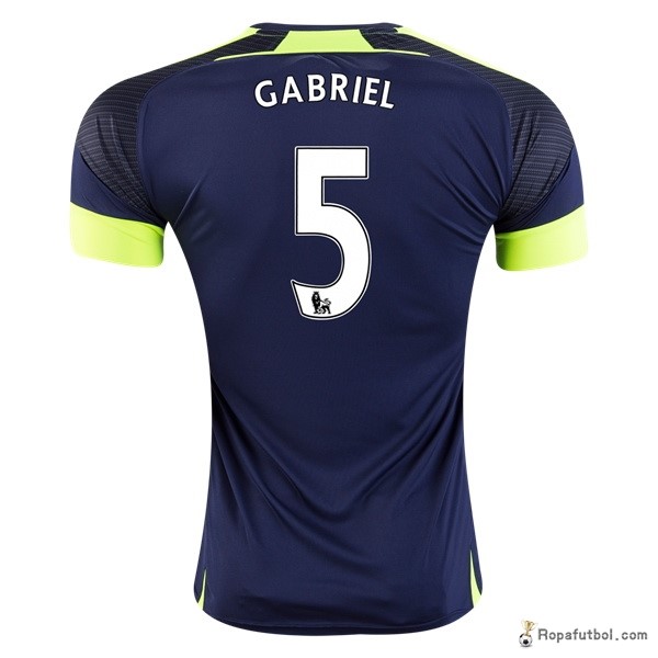 Camiseta Arsenal Replica Tercera Ropa Gabriel 2016/17 Azul